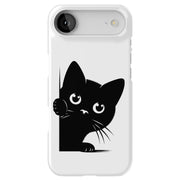 Cute Peek Cat 1 Tough Cases For Apple iPhone (17, 16, 15, 14, 13, 12, 11, X, SE, 8, 7/ Air, Plus, Pro, Max, Mini, XR, XS), Print in USA