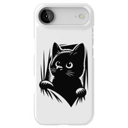 Cute Peek Cat 2 Tough Cases For Apple iPhone (17, 16, 15, 14, 13, 12, 11, X, SE, 8, 7/ Air, Plus, Pro, Max, Mini, XR, XS), Print in USA