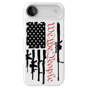We People Gun 1 Tough Cases For Apple iPhone (17, 16, 15, 14, 13, 12, 11, X, SE, 8, 7/ Air, Plus, Pro, Max, Mini, XR, XS), Print in USA