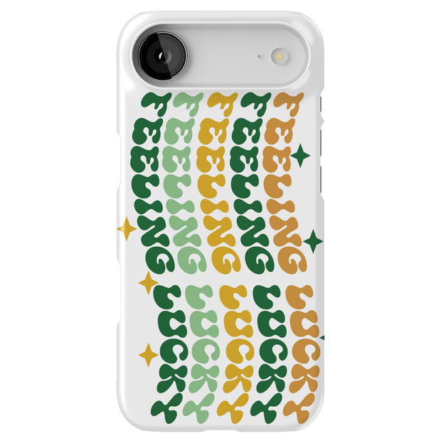 Feeling Lucky 1 Tough Cases For Apple iPhone (17, 16, 15, 14, 13, 12, 11, X, SE, 8, 7/ Air, Plus, Pro, Max, Mini, XR, XS), Print in USA