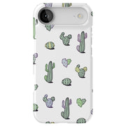 Cacti Pattern Tough Cases For Apple iPhone (17, 16, 15, 14, 13, 12, 11, X, SE, 8, 7/ Air, Plus, Pro, Max, Mini, XR, XS), Print in USA