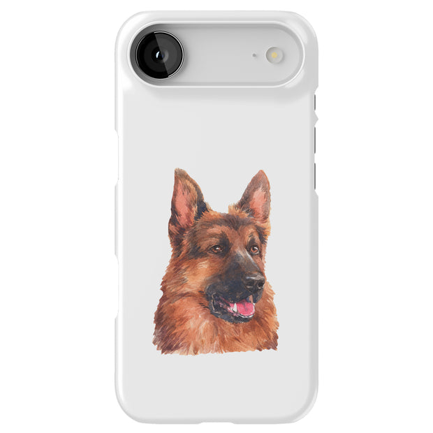 Dog Painting a Tough Cases For Apple iPhone (17, 16, 15, 14, 13, 12, 11, X, SE, 8, 7/ Air, Plus, Pro, Max, Mini, XR, XS), Print in USA