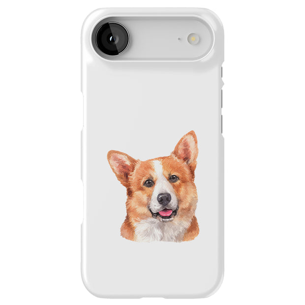 Dog Painting e Tough Cases For Apple iPhone (17, 16, 15, 14, 13, 12, 11, X, SE, 8, 7/ Air, Plus, Pro, Max, Mini, XR, XS), Print in USA
