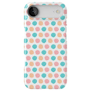 Polka Dot 12 Tough Cases For Apple iPhone (17, 16, 15, 14, 13, 12, 11, X, SE, 8, 7/ Air, Plus, Pro, Max, Mini, XR, XS), Print in USA
