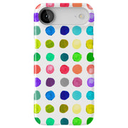Polka Dot 15 Tough Cases For Apple iPhone (17, 16, 15, 14, 13, 12, 11, X, SE, 8, 7/ Air, Plus, Pro, Max, Mini, XR, XS), Print in USA